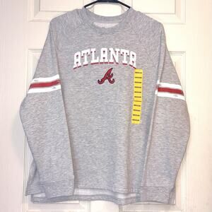 Campus Lifestyle Atlanta Braves Gray Sweatshirt MLB Medium